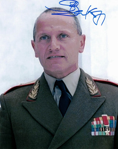STEVEN BERKOFF -General Orlov on James Bond Octopussy - hand signed 10 x 8 photo