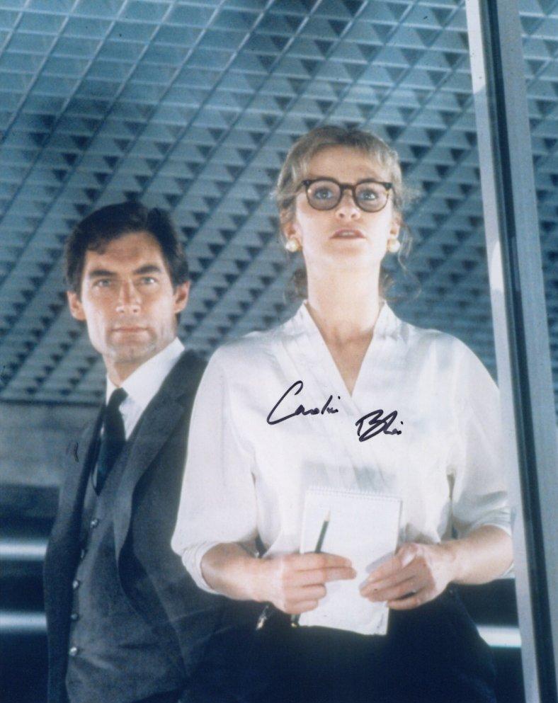 CAROLINE BLISS Miss Moneypenny In James Bond The Living Daylights CAROLINE BLISS Miss Moneypenny In James Bond The Living Daylights