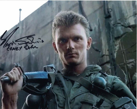 KIERON JECHINIS - Crazy Earl in Full Metal Jacket hand signed 10 x 8 photo