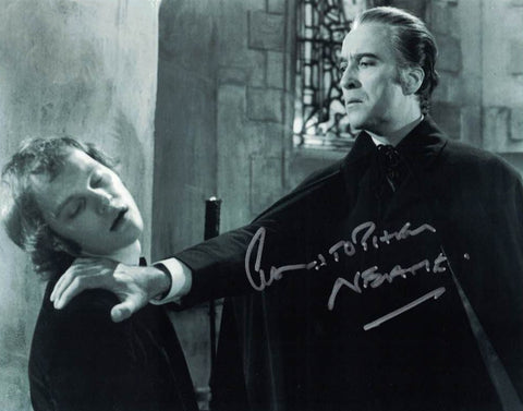 CHRISTOPHER NEAME - Dracula AD 1972 hand signed 10 x 8 photo