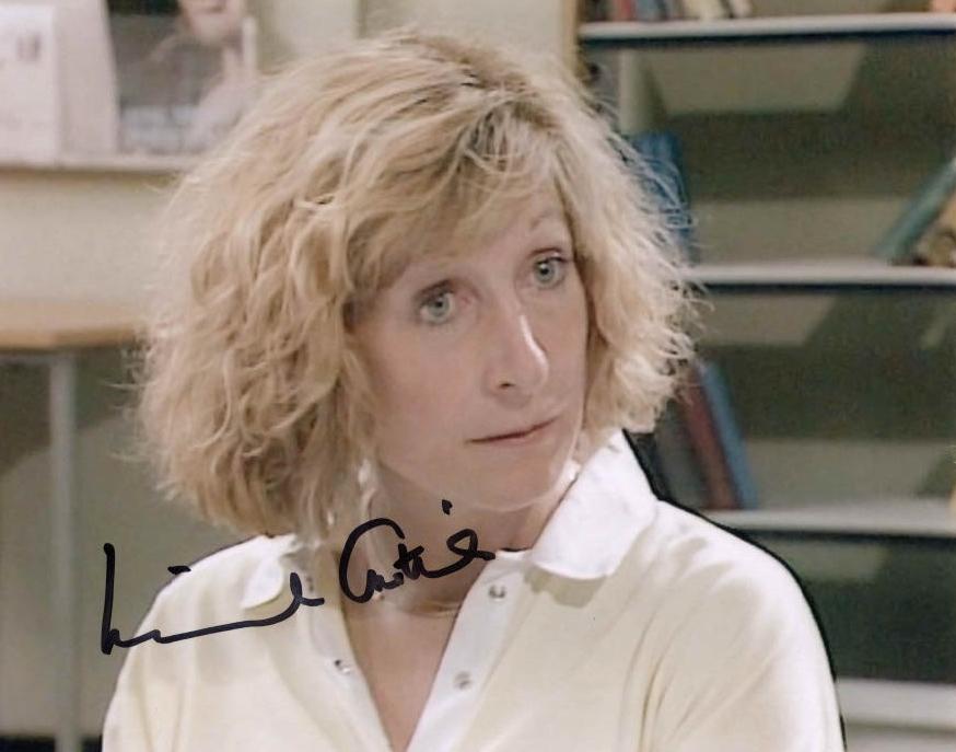 LUCINDA CURTIS - Mrs Reagan in Grange Hill - hand signed 10 x 8 photo
