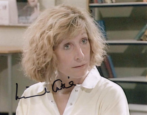 LUCINDA CURTIS - Mrs Reagan in Grange Hill - hand signed 10 x 8 photo