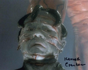 KENNETH CRANHAM - Channard Cenobite in Hellraiser 2 Hellbound - hand signed 10 x 8 photo