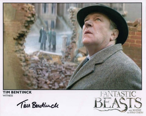 TIM BENTINCK- Witness - Fantastic Beasts and Where to Find Them -  hand signed 10 x 8 photo