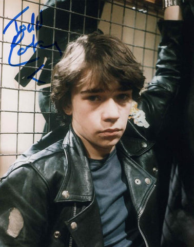 TODD CARTY - Tucker Jenkins in Grange Hill / Tuckers Luck - hand signed 10 x 8 photo
