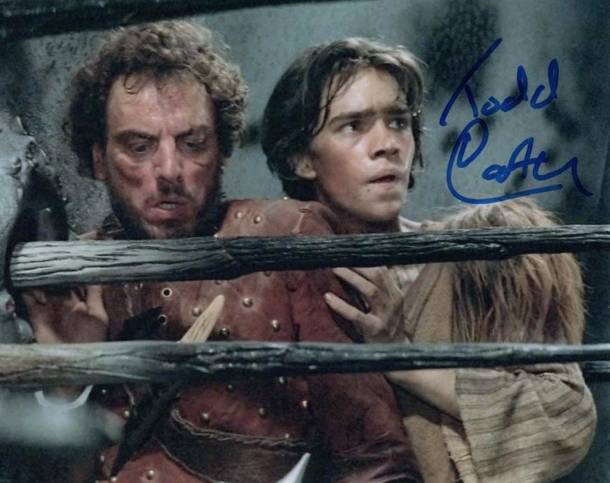 TODD CARTY - Oswyn in Krull - hand signed 10 x 8 photo