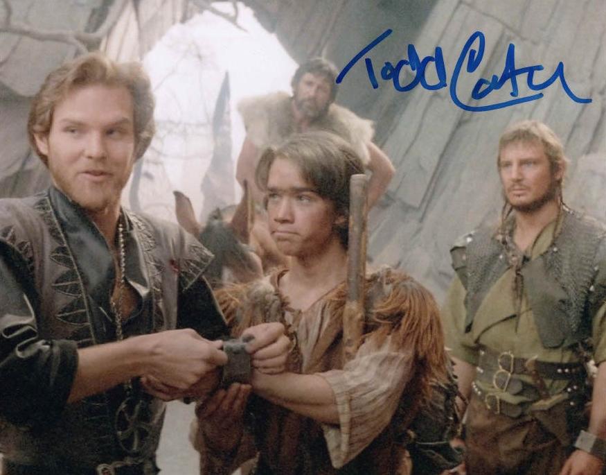 TODD CARTY - Oswyn in Krull - hand signed 10 x 8 photo