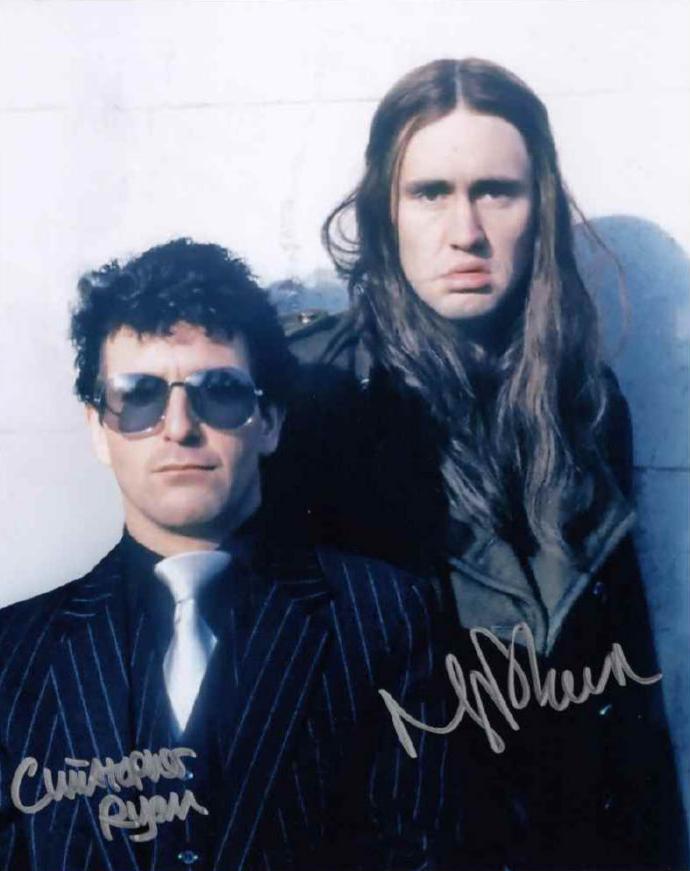 NIGEL PLANER & CHRISTOPHER RYAN - Neil & MIke in The Young Ones hand signed 10 x 8 photo