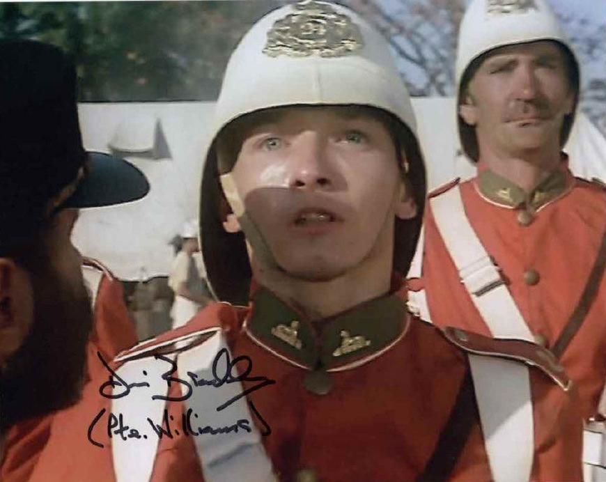 DAVID "DAI" BRADLEY -Private Williams in Zulu Dawn  hand signed 10 x 8 photo
