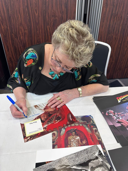 GAYNA MARTINE - Club Obi Wan Dancers Indiana Jones & The Temple Of Doom - hand signed 10 x 8 photo