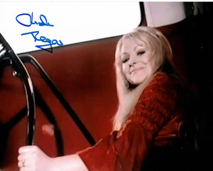 LINDA REGAN -Girl on bus - On The Buses - hand  signed 10 x 8 photo