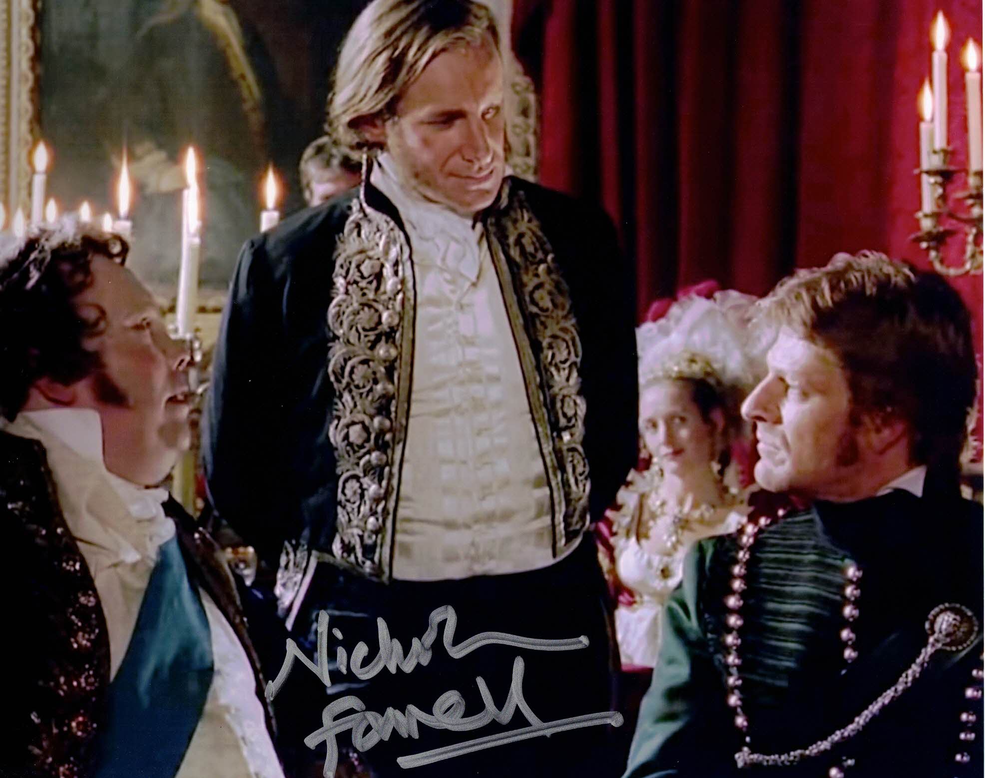 Nicholas Farrell NICHOLAS FARRELL - Lord Fenner in Sharpe's Regiment - hand signed 10 x ...