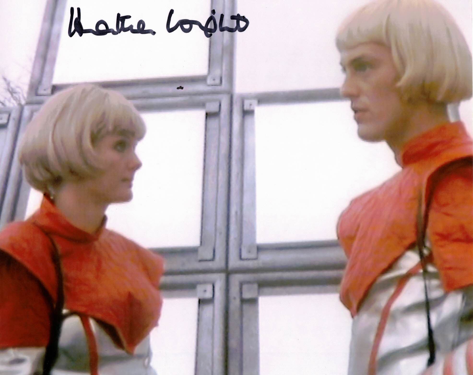 HEATHER WRIGHT - Reeval in Terminal - Blake's 7 hand signed 10 x 8 photo