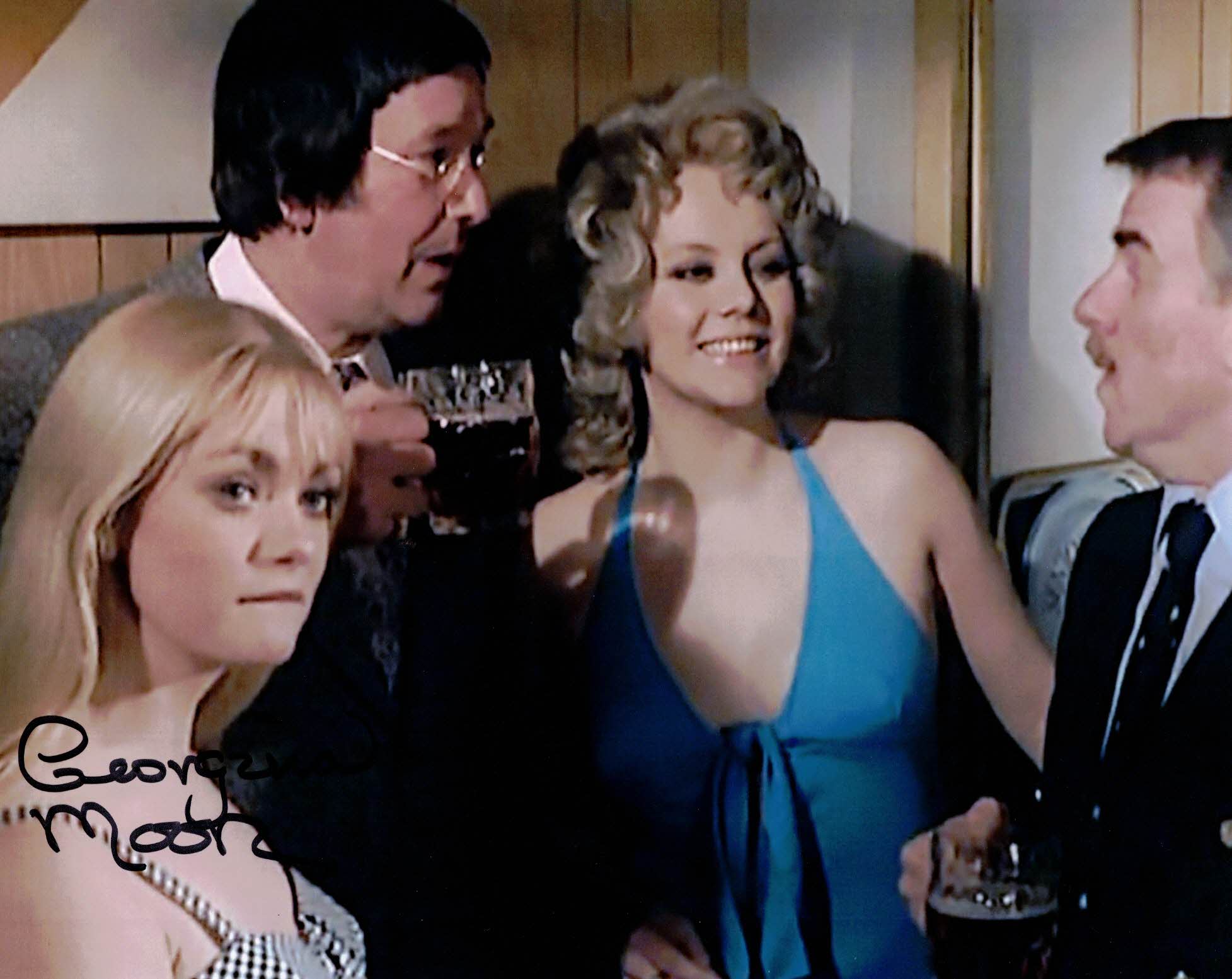 GEORGINA MOON - Sally in Carry On Behind  hand signed 10 x 8 photo