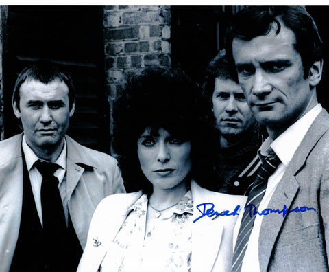 DEREK THOMPSON - DS Jimmy Fenton in The Gentle Touch- hand signed 10 x 8 photo