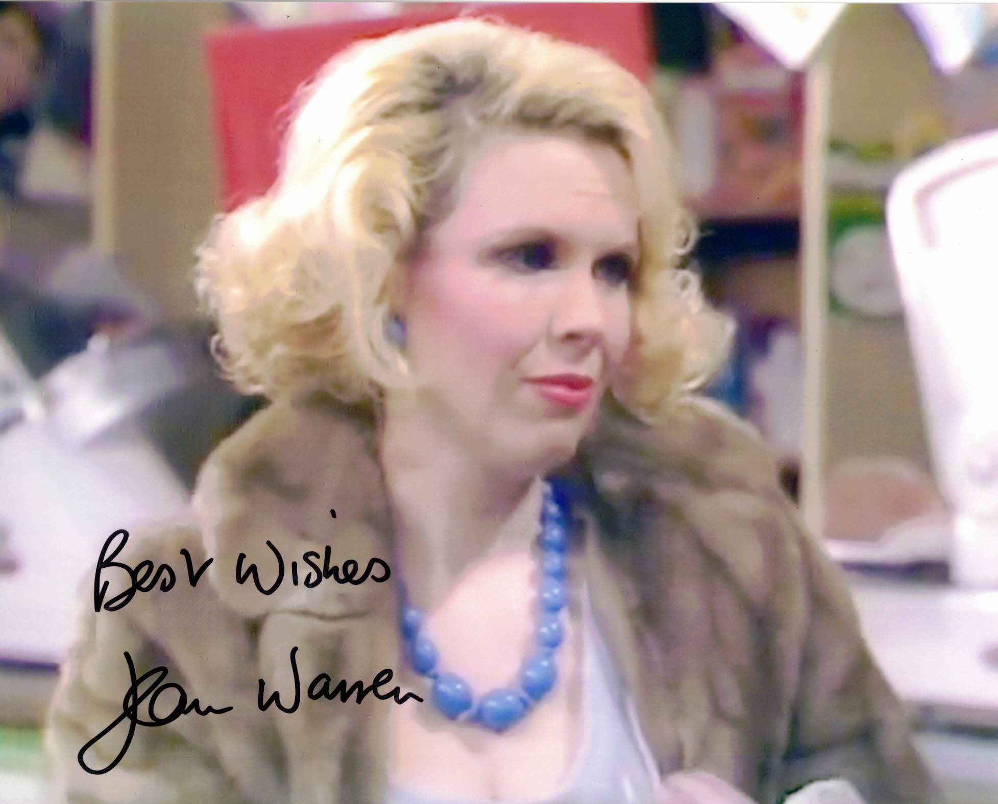 JEAN WARREN  - Michelle in Open All Hours - hand signed 10 x 8 photo