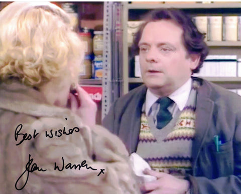 JEAN WARREN  - Michelle in Open All Hours - hand signed 10 x 8 photo