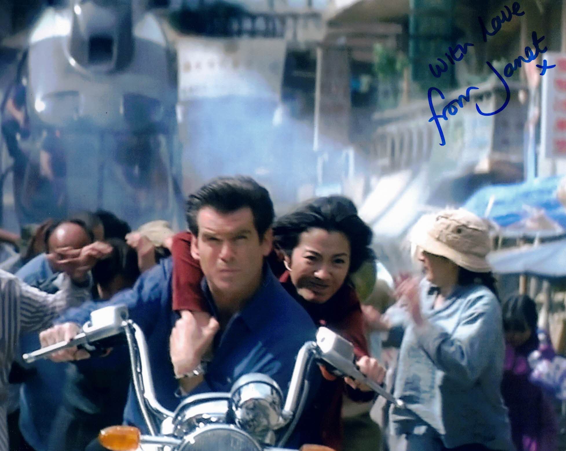 JANET HO - action performer  -James Bond - Tomorrow Never Dies hand signed 10 x 8 photo
