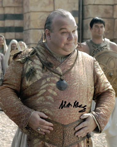 NICHOLAS BLANE - Spice King in Game of Thrones -  hand signed 10 x 8 photo