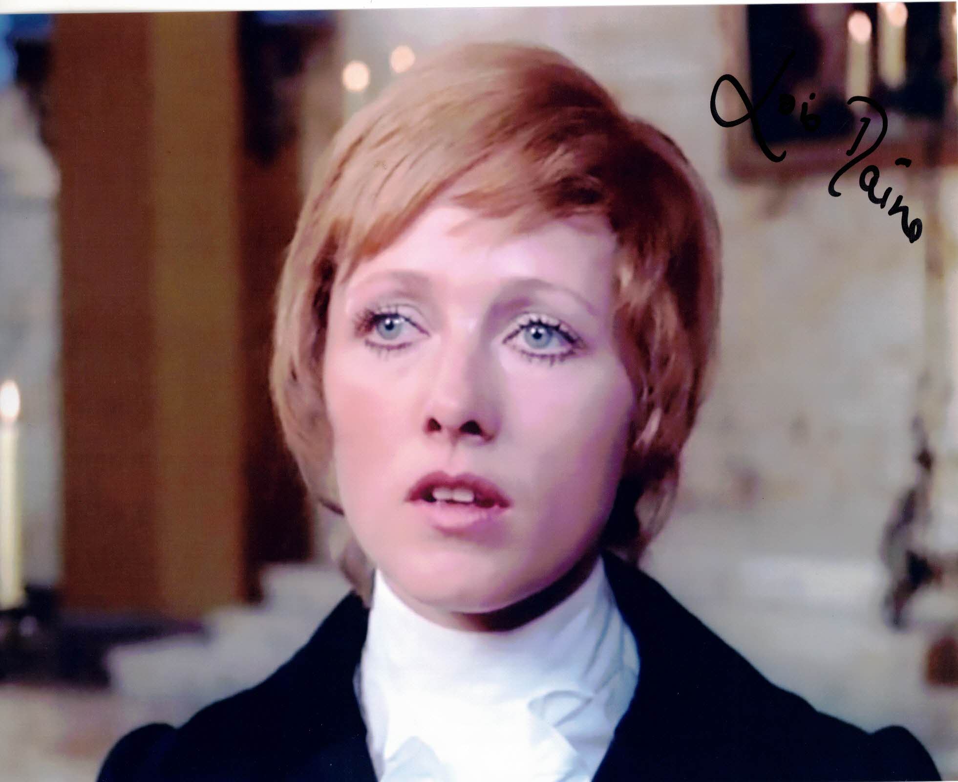 LOIS DAINE - Sara Durward in Captain Kronos - Vampire Hunter -   hand signed 10 x 8 photo