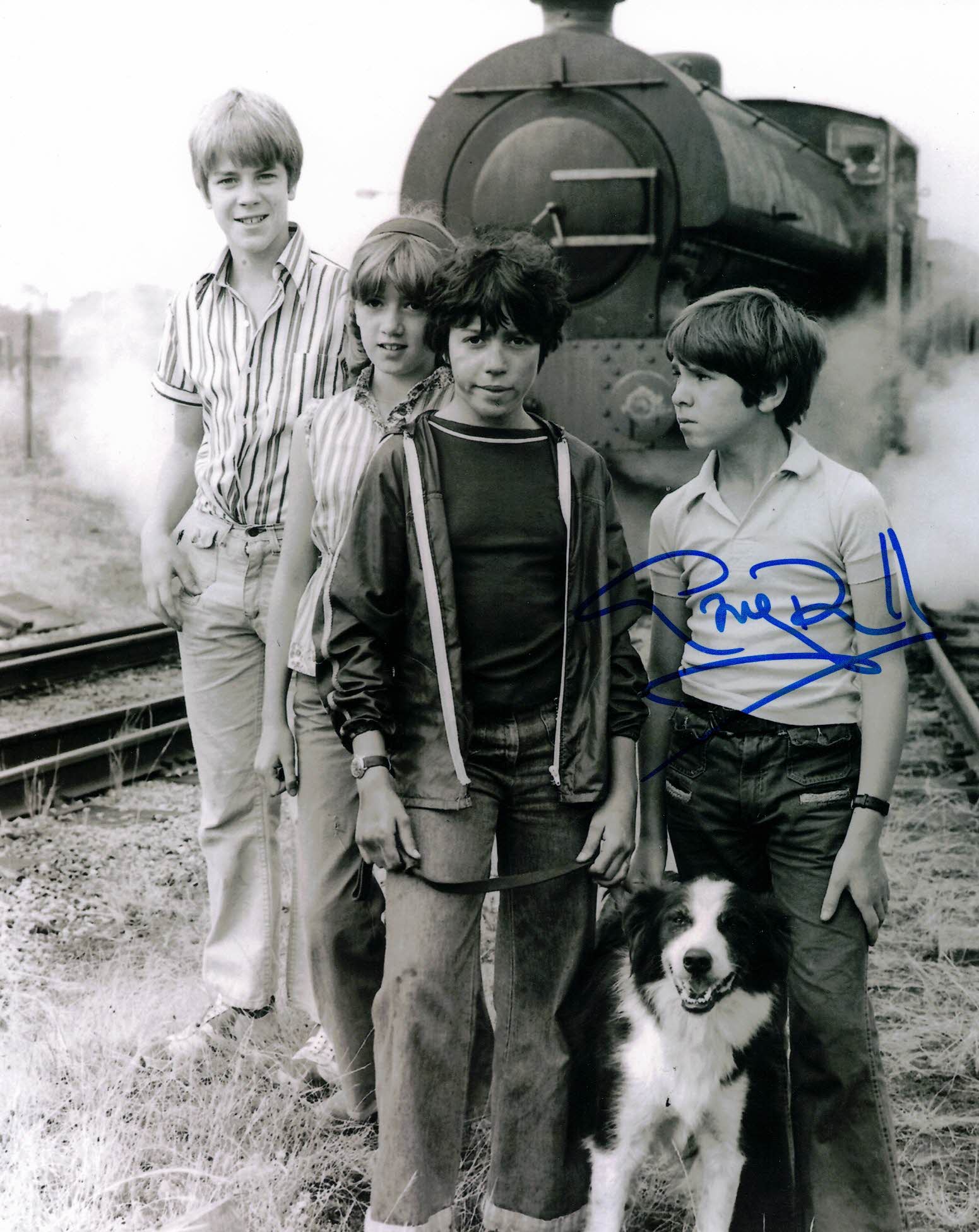 GARY RUSSELL -Dick in Enid Blyton's Famous Five (1978)-hand signed 10 x 8 photo