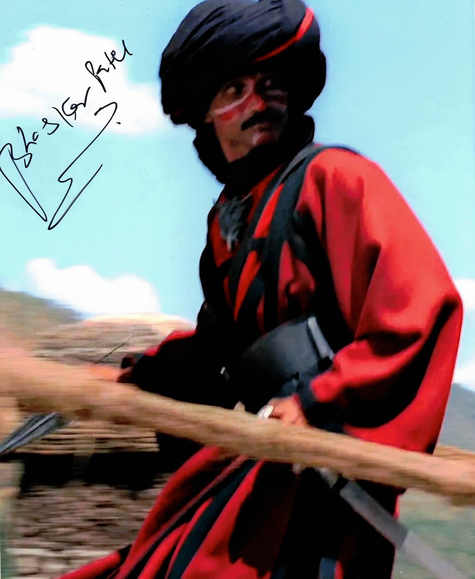 BHASKER PATEL - Temple Guard - Indiana Jones & The Temple of Doom -  Hand signed 10 x 8 photo