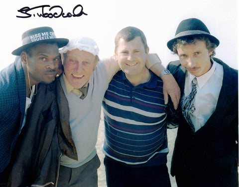 STEVEN WOODCOCK - Jevon in Only Fools and Horses hand signed 10 x 8 photo