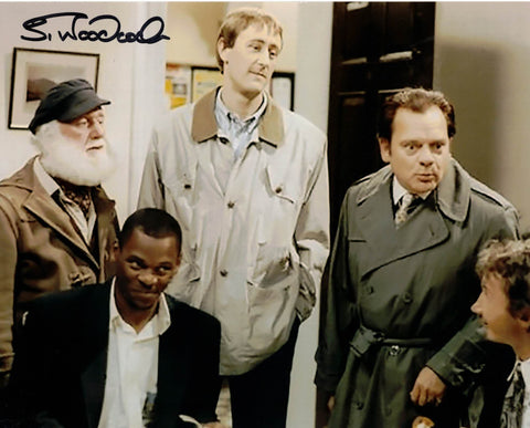 STEVEN WOODCOCK - Jevon in Only Fools and Horses hand signed 10 x 8 photo