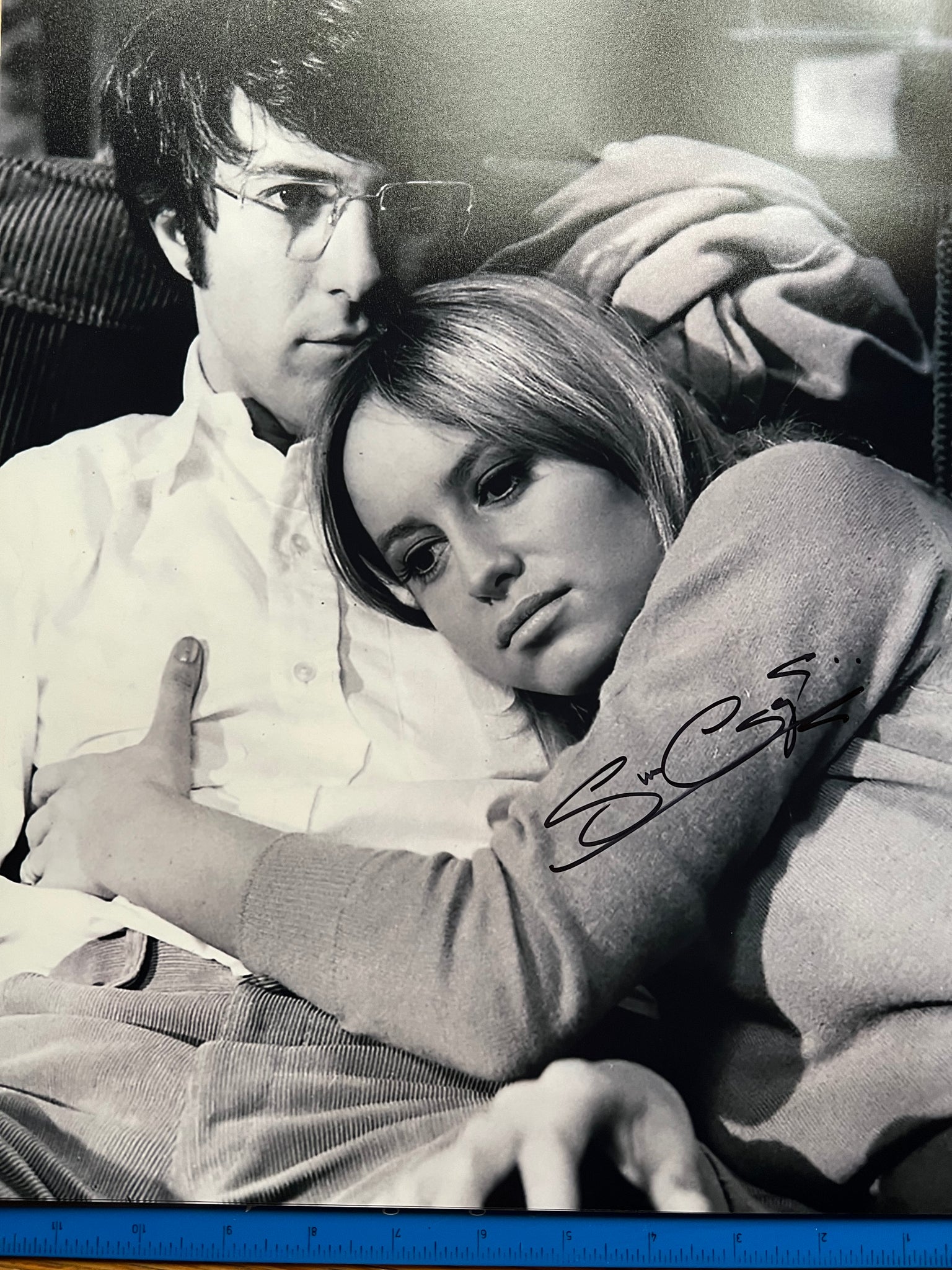 SUSAN GEORGE - Amy Summer in Straw Dogs  hand signed 16 x 12 photo