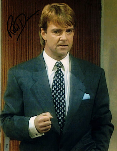ROBERT DUNCAN -  Gus Hedges in  Drop The Dead Donkey -  hand signed 10 x 8  photo