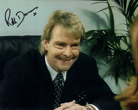 ROBERT DUNCAN -  Gus Hedges in  Drop The Dead Donkey -  hand signed 10 x 8  photo