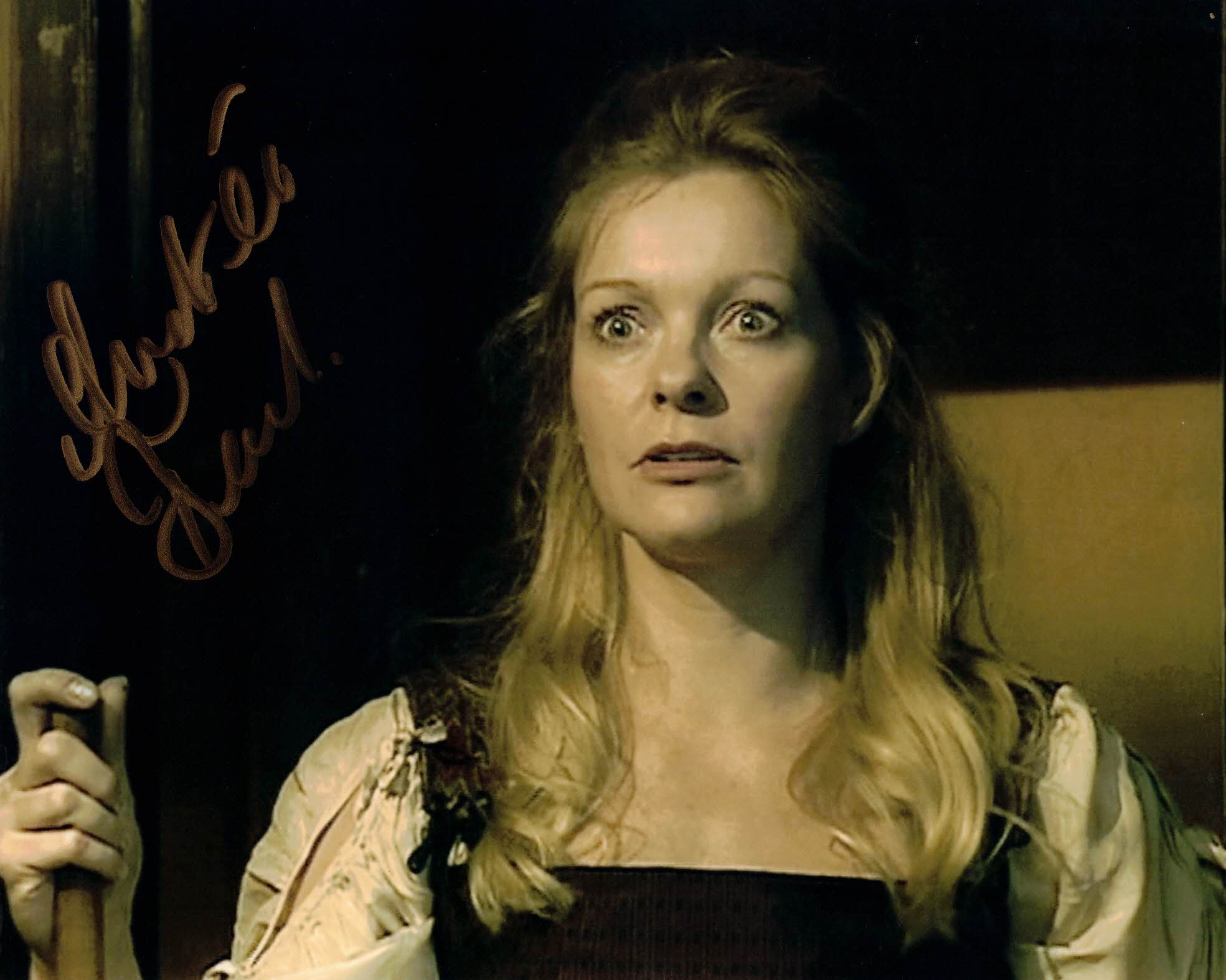 ANDREE BARNARD-Dolly Bailey in Doctor Who - The Shakespeare Code - hand signed 10 x 8 photo