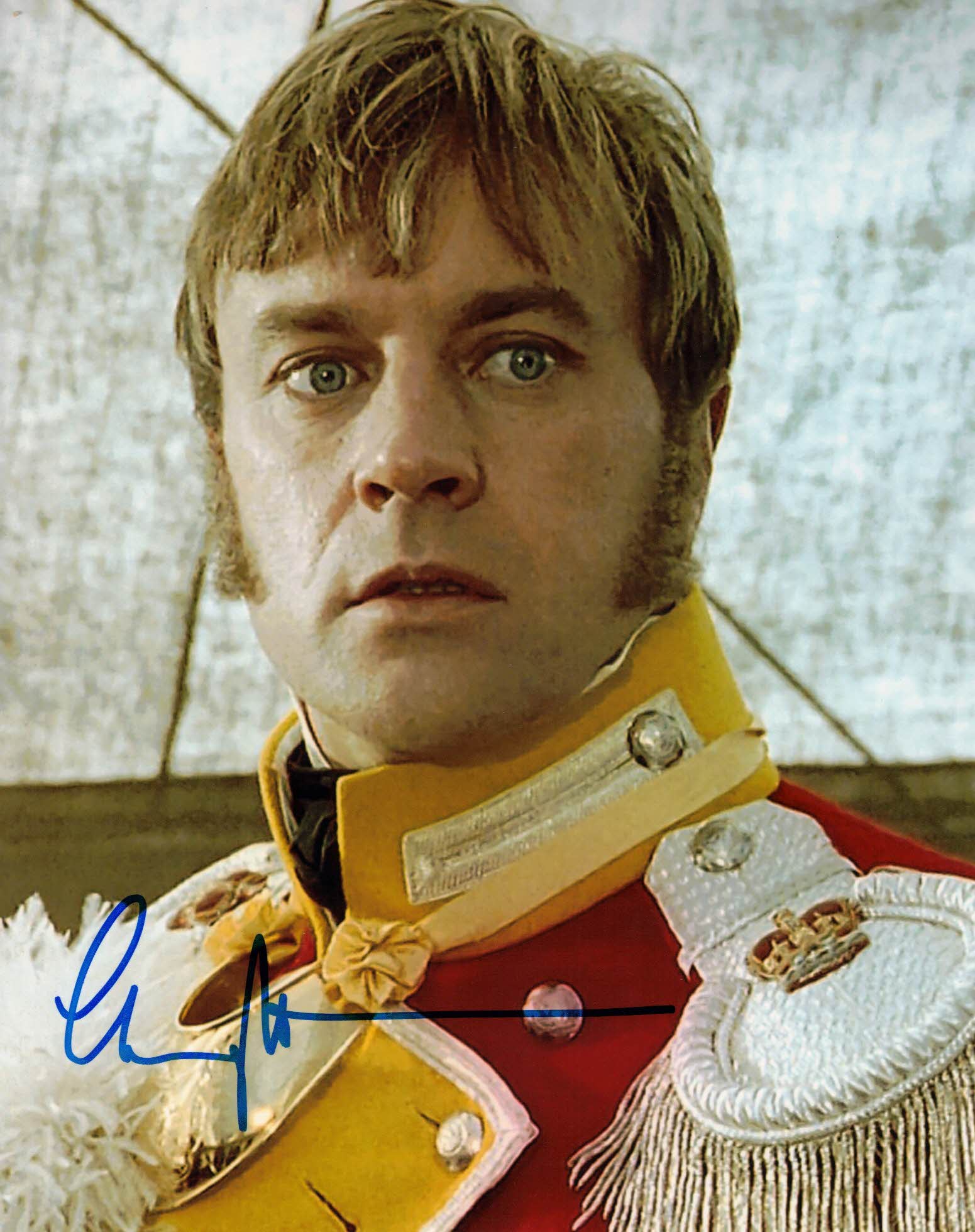 CHRISTOPHER VILLIERS- Col Horace Bampfylde  in Sharpe's Siege - hand signed 10 x 8 photo