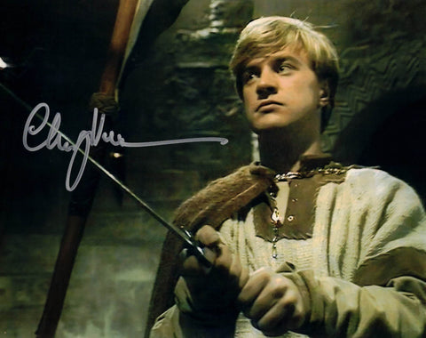 CHRISTOPHER VILLIERS- Hugh in Doctor Who - The Kings Demons - hand signed 10 x 8 photo)