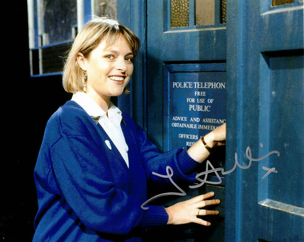 JANET ELLIS - Blue Peter Presenter- hand signed 10 x 8  photo