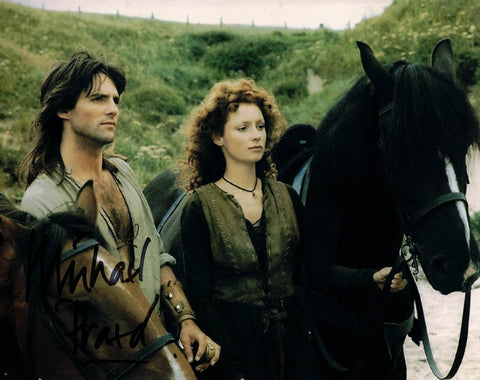 MICHAEL PRAED - Robin of Loxley  in Robin of Sherwood- hand signed 10 x 8  photo