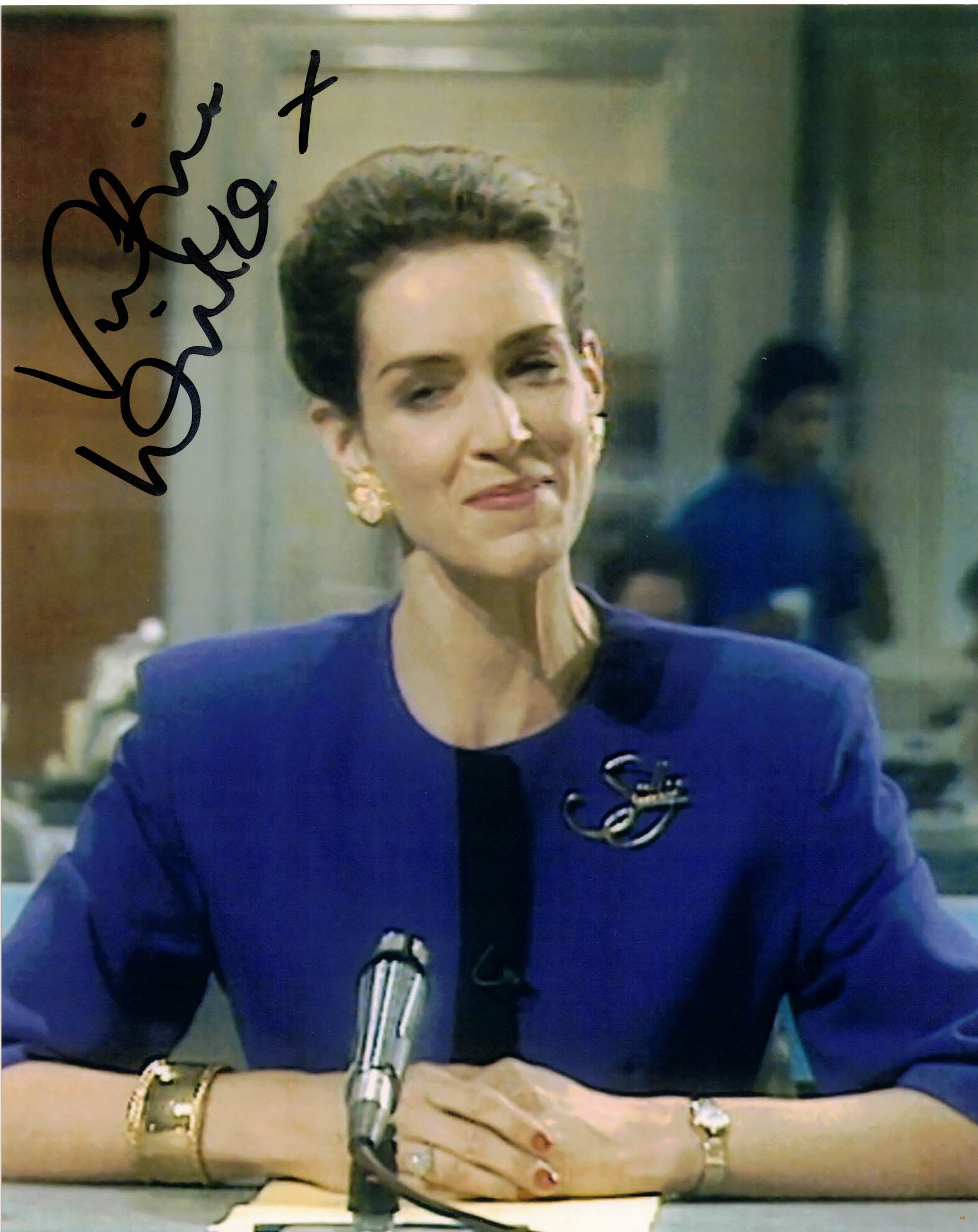 VICTORIA WICKS - Sally Smedley in Drop The Dead Donkey - hand signed 10 x 8  photo