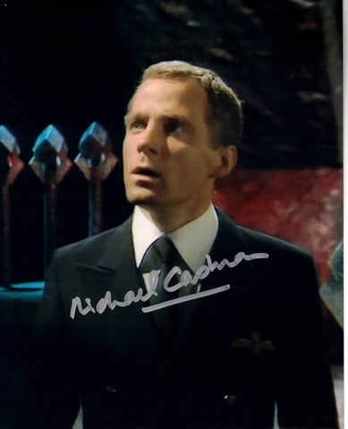 MICHAEL CASHMAN - First Office Andrew Bilton in Doctor Who - Time Flight  - hand signed 10 x 8  photo
