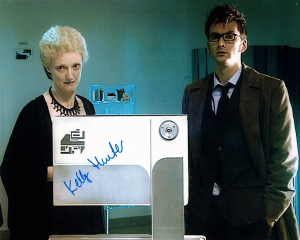 KELLY HUNTER - Shadow Architect in Doctor Who- hand signed 10 x 8 photo