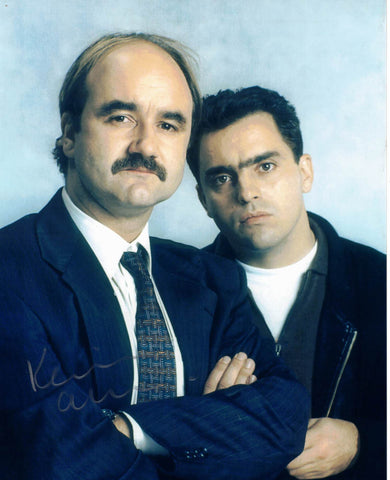 KEVIN ALLEN - DC Robert Kray in The Thin Blue Line - hand signed 10 x 8 photo