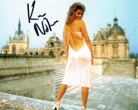 KIM NORTON- Zorin Party Girl in James Bond A View To A Kill hand signed 10 x 8 photo