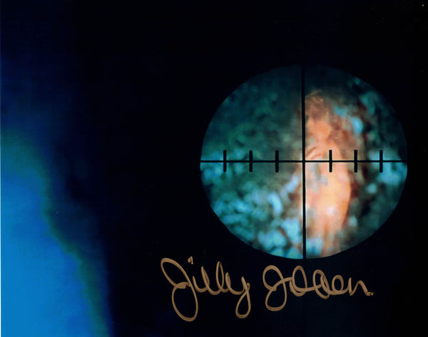 JILLY JOHNSON - Girl in title Sequence in A View To A Kill- James Bond hand signed 10 x 8 photo