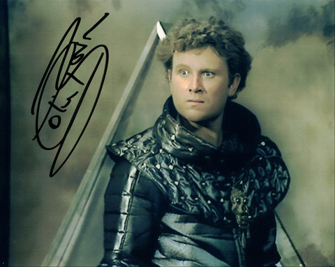 COLIN BAKER - Bayban The Butcher in Blake's 7 - City At The Edge Of The World - hand  signed 10 x 8 photo