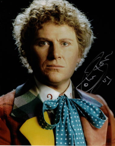 COLIN BAKER - The Sixth Doctor Who - hand  signed 10 x 8 photo