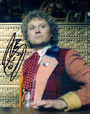 COLIN BAKER - The Sixth Doctor Who - hand  signed 10 x 8 photo