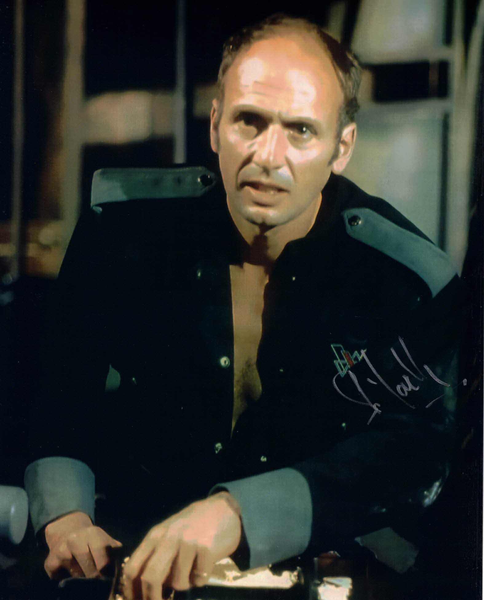 STEPHEN YARDLEY  - Arak in Doctor Who - Vengeance on Varos hand signed 10 x 8 photo