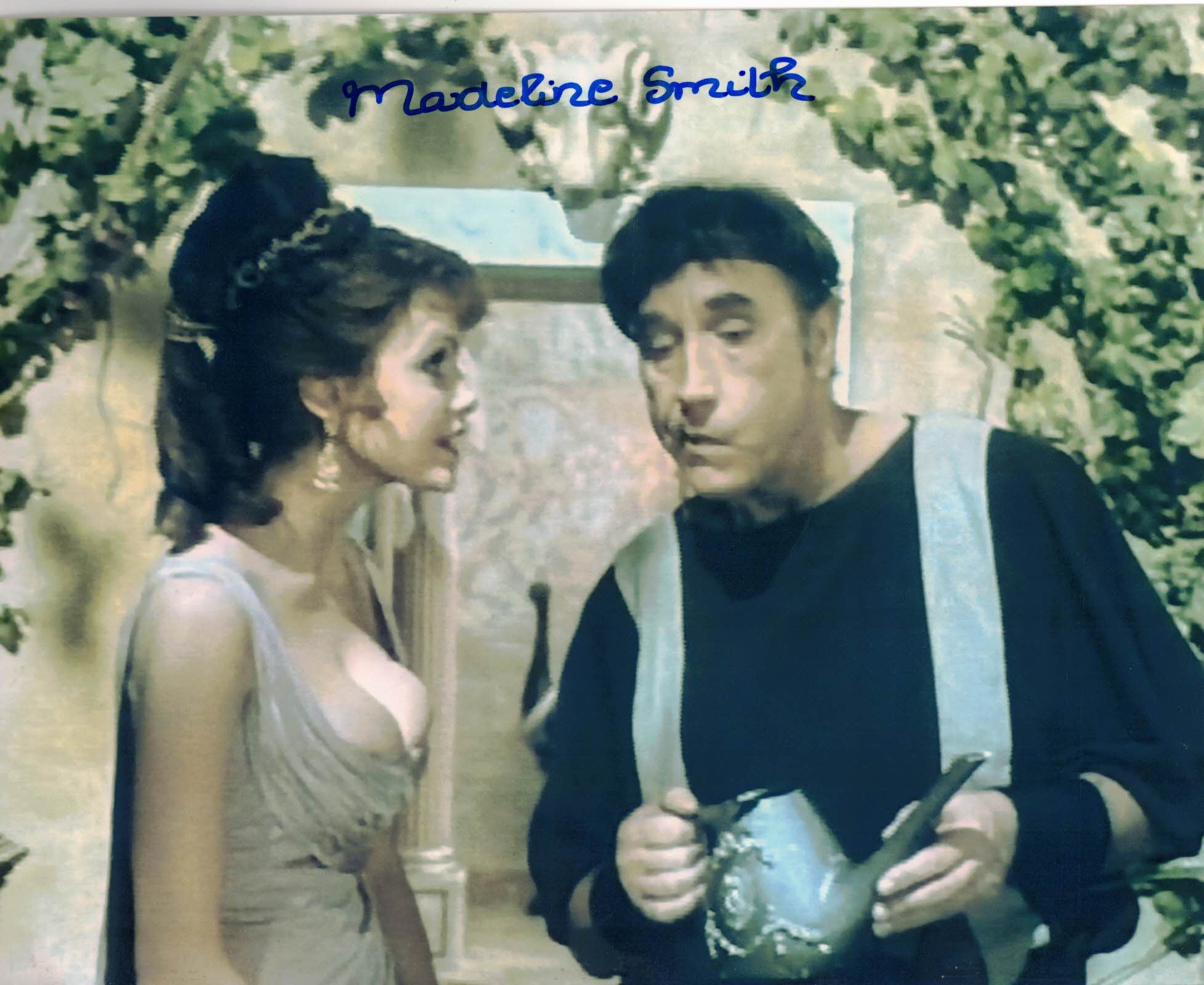 MADELINE SMITH -Erotica in Up Pompeii- hand signed 10 x 8 photo