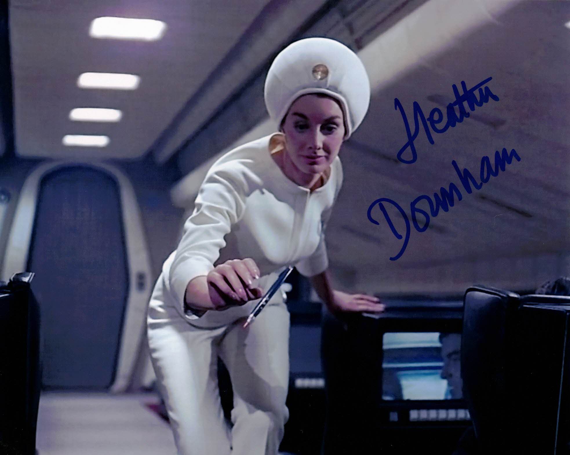 HEATHER DOWNHAM - Hostess 2001 A Space Odyssey hand signed 10 x 8 photo