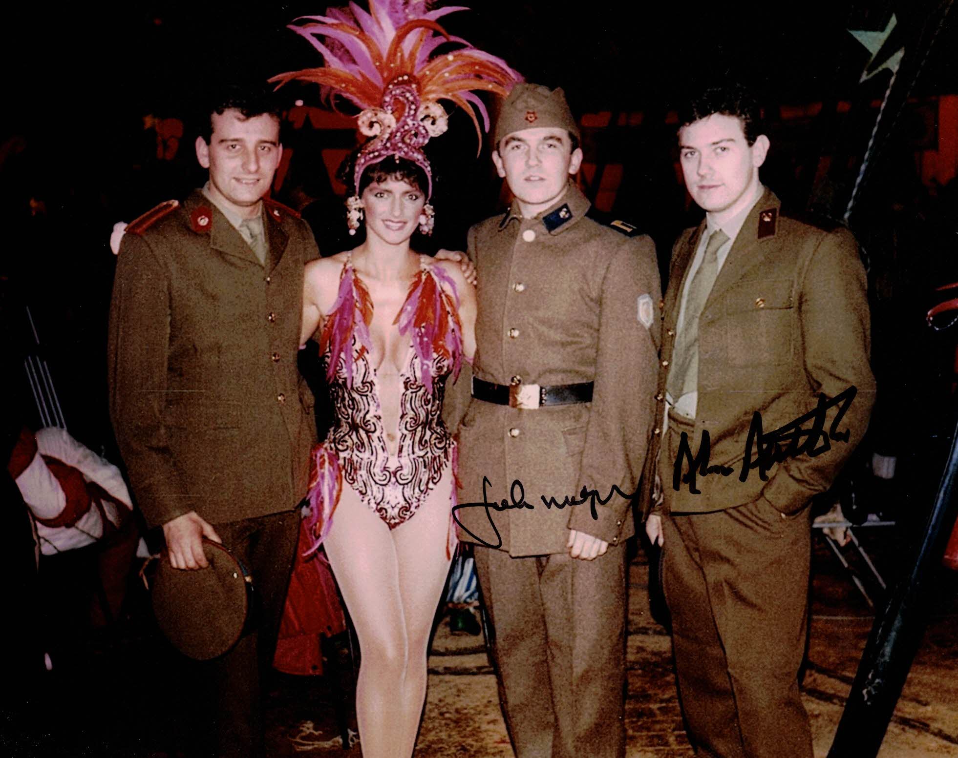 JOHN MOGRIDGE & ALAN AUSTEN - Russian Soldiers in Octopussy James Bond - double hand signed 10 x 8 photo