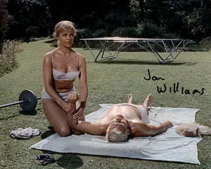 JAN WILLIAMS - Masseuse in From Russia With Love  hand signed 10 x 8 photo